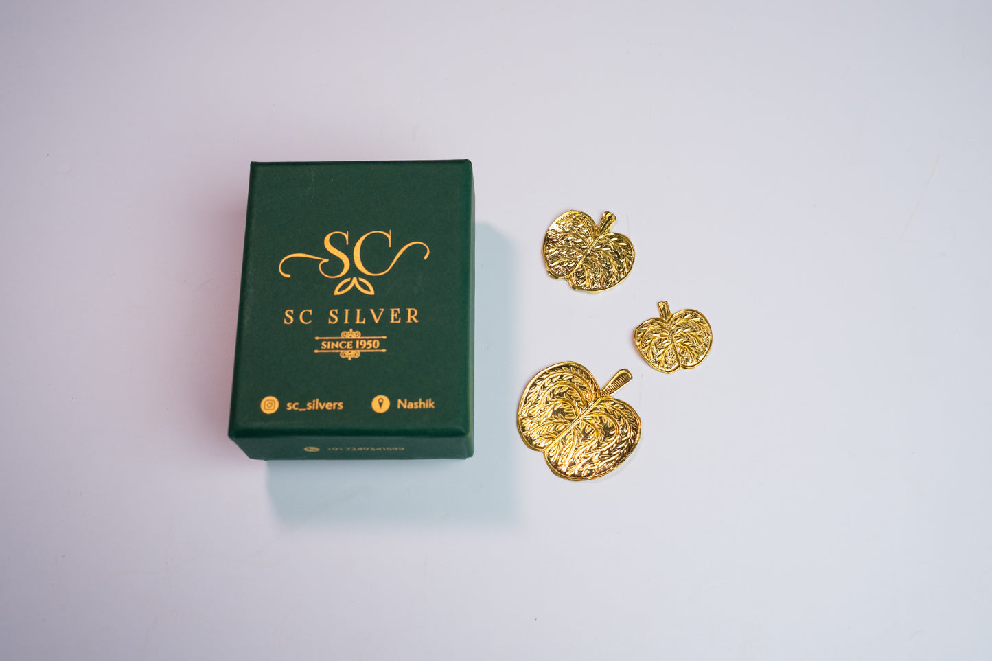 Golden Polish Silver Apta Leaf (Shakti)