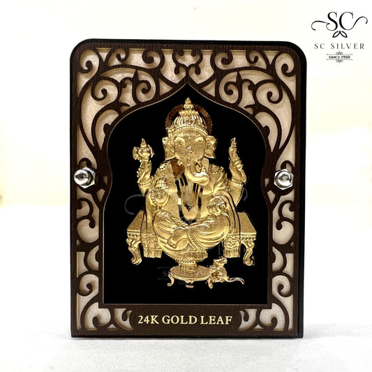 Golden Ganpati Frame