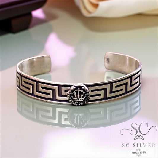 King Style Men’s Silver Kada