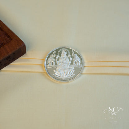 50 GRAM SILVER COIN (LAXMI)