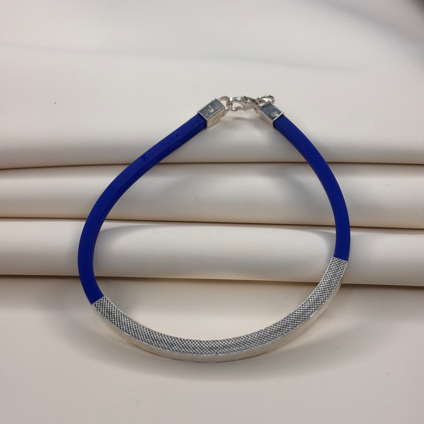 ROYAL BLUE SILVER BRACELET