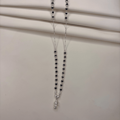 Rajsi Charm Silver Mangalsutra