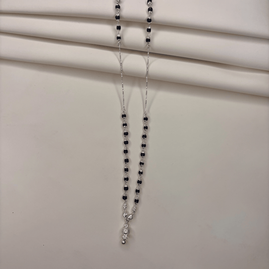Rajsi Charm Silver Mangalsutra