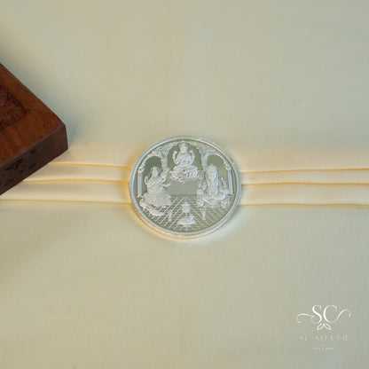 50 GRAM SILVER COIN (TRIMURTI)