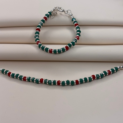 Green Ruby Bead Bacha Kadli