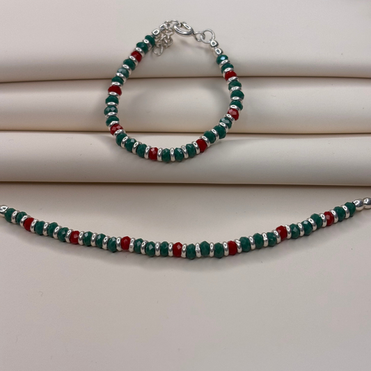 Green Ruby Bead Bacha Kadli