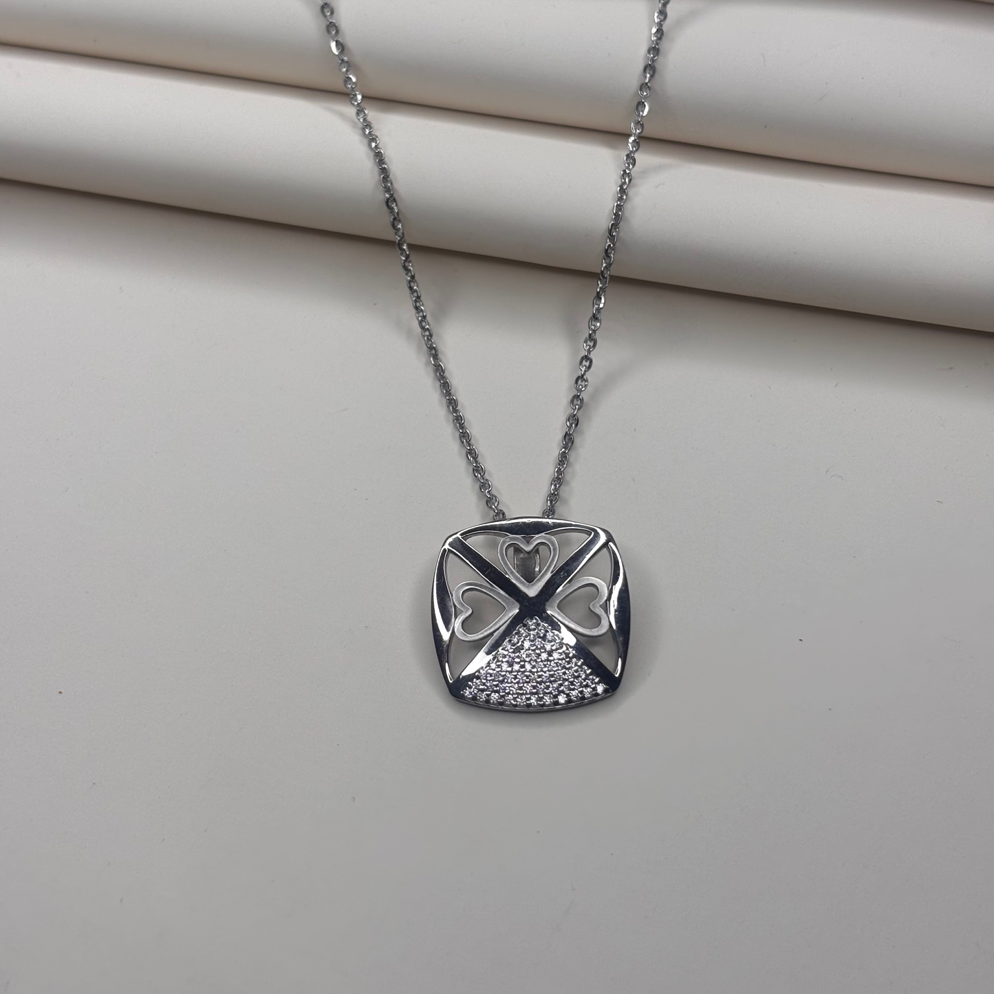 Elegant Heart Charm Necklace