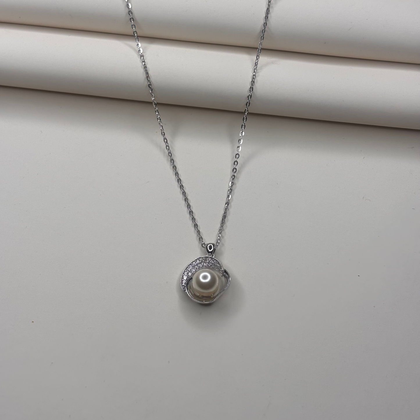 Classic Pearl Drop Necklace